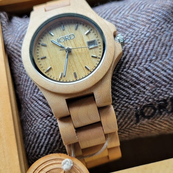 JORD UNISEX Handcrafted Wood Watch NWT - Picture 4 of 16